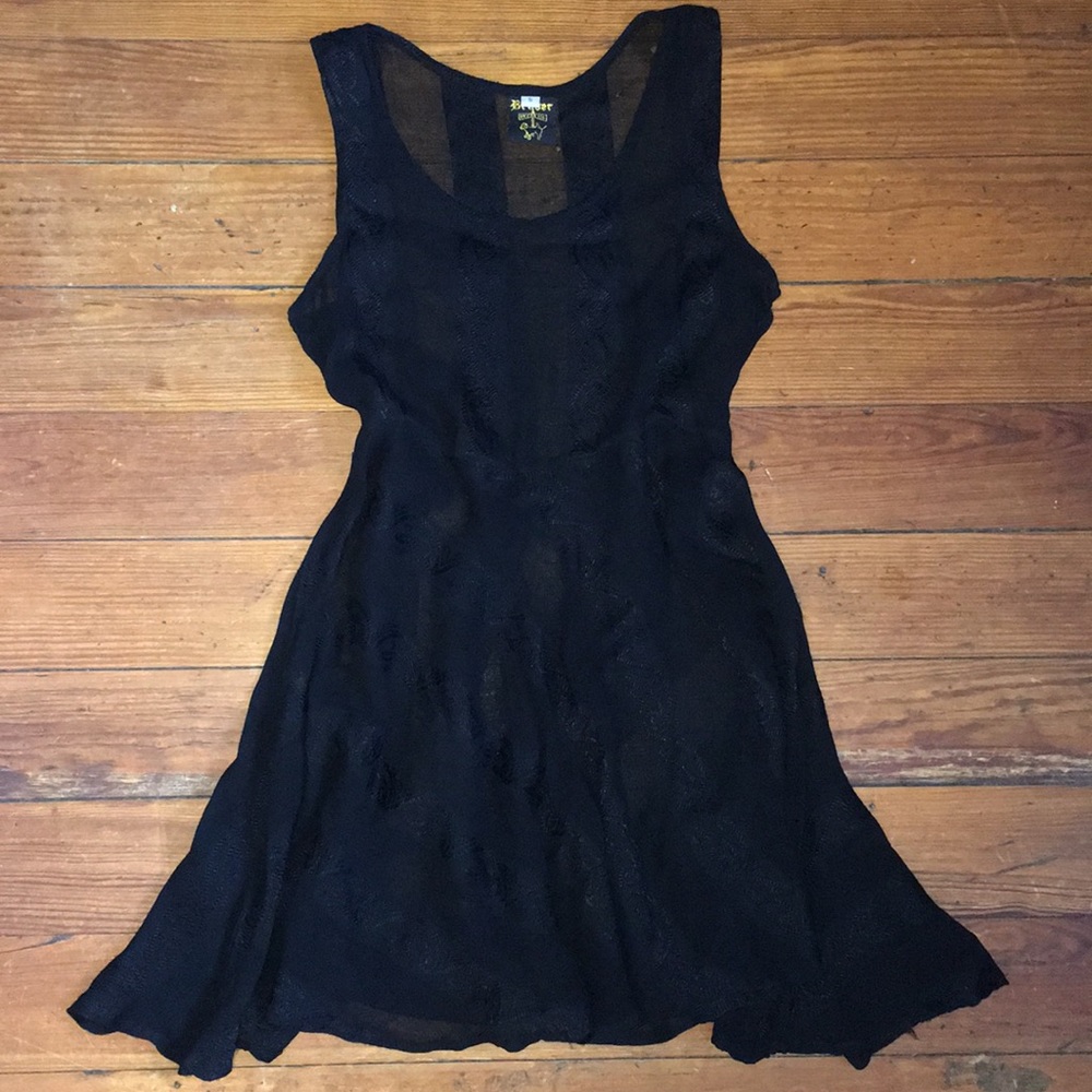 Black Sheer Boutique Dress